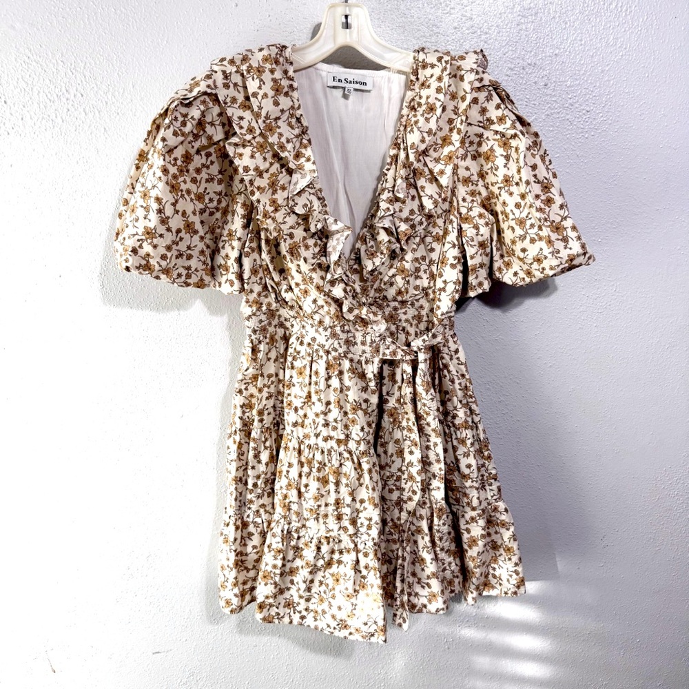 En Saison Gianna ruffle dress xs